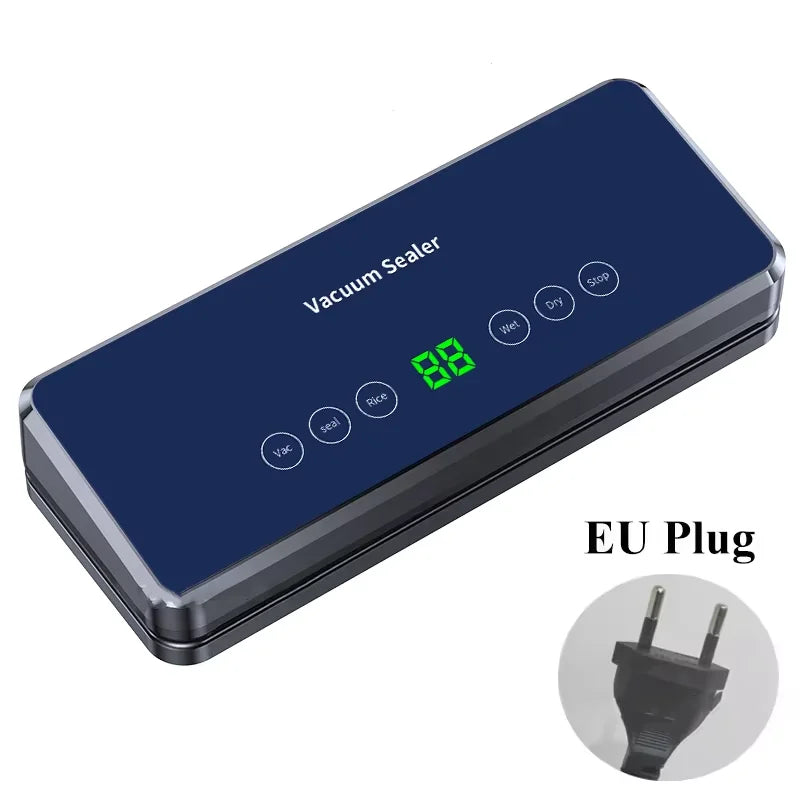 Home fully automatic vacuum sealing machine Food packaging machine Fresh preservation machine Wet and dry plastic sealing machin - AMULET RING STORE