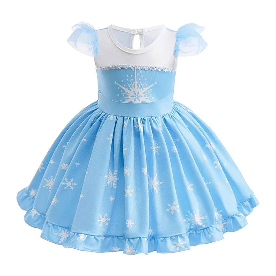 2024 Toddler Girl Princess Dress Toy Kids Clothes Christmas Halloween Woody Alice Jessie Belle Mermaid Infants Party Ball Gowns