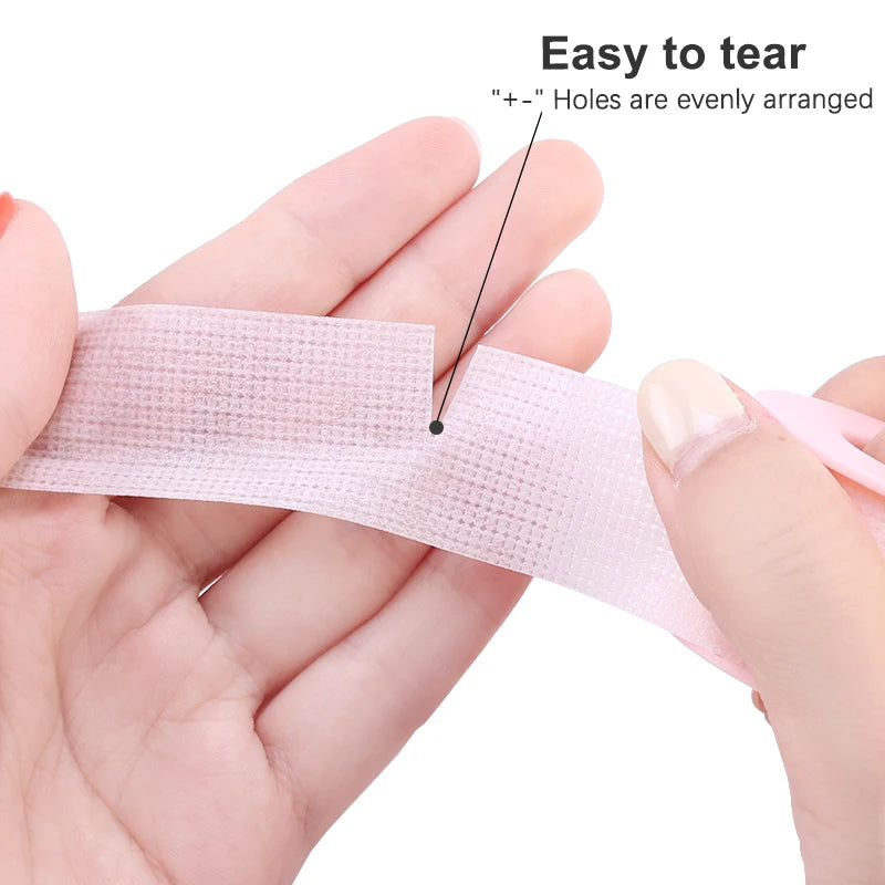Eyelash Tape Micropore Lash Tape Breathable Easy To Tear Medical Tapes Eyelashes Extension Supplies Makeup Lashes Accessories - AMULET RING STORE
