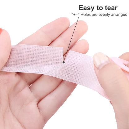 Eyelash Tape Micropore Lash Tape Breathable Easy To Tear Medical Tapes Eyelashes Extension Supplies Makeup Lashes Accessories - AMULET RING STORE