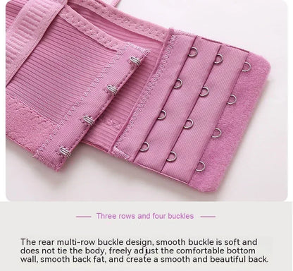 Gathered Side Collection Lifting Underwear Breasts Brassiere Large Size Bra Full Cup Underwear Brassiere No Steel Ring Bra - AMULET RING STORE