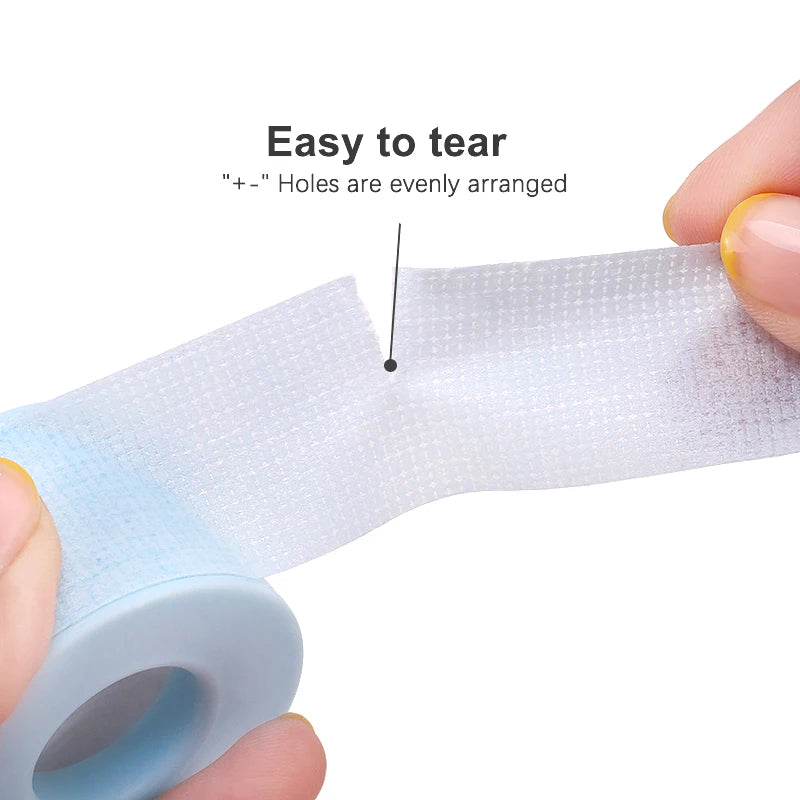 Eyelash Tape Micropore Lash Tape Breathable Easy To Tear Medical Tapes Eyelashes Extension Supplies Makeup Lashes Accessories - AMULET RING STORE