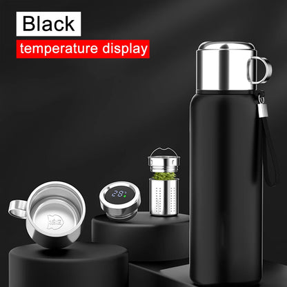 600-1500ml 316 Stainless Steel Thermos Bottle LED Temperature Display Thermal Mug Vacuum Flask Water Bottle For Outdoor Camping - AMULET RING STORE