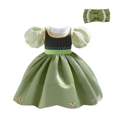 Princess Dress For Toddler Little Girl Luxurious Bow Gown Kids Birthday Party Clothes Halloween Carnival Children Princess Dress