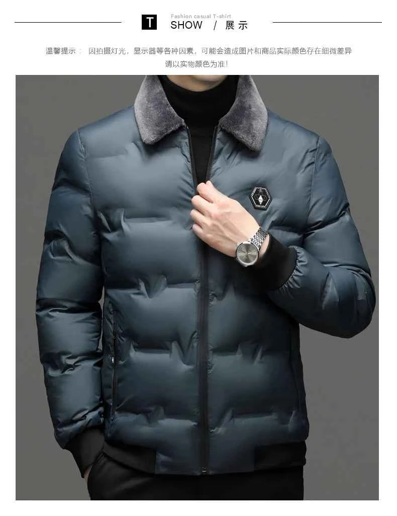 2024 Winter jackets men high quality fashion Warm Jacket Casual thicken Parkas Men's Winter Jackets Warm coat male size L-5XL