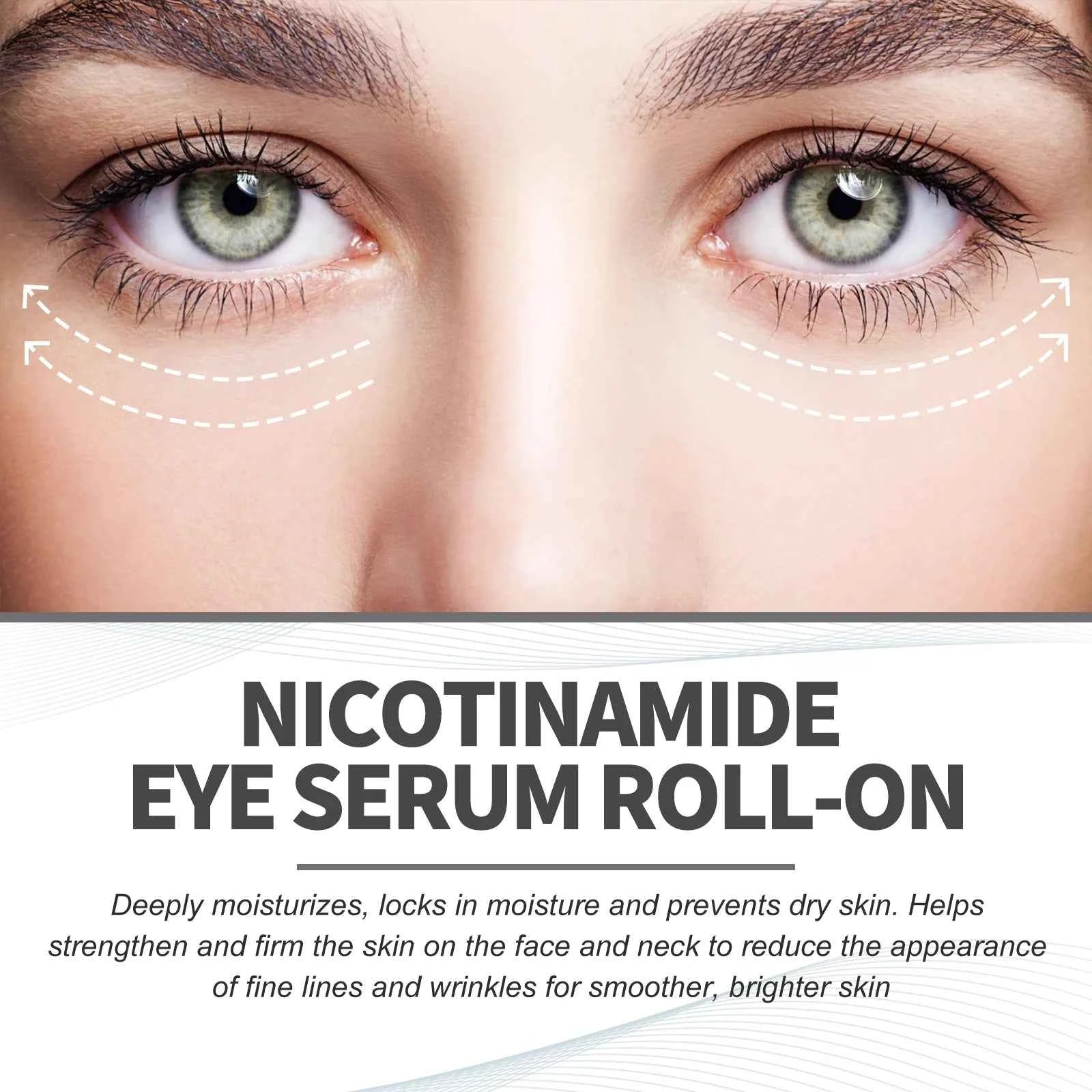 Niacinamide Eye Cream Reduces Dark Circles and Eye Bags Sodium Hyaluronate Moisturizing Essence Reduces Puffiness Eye Care