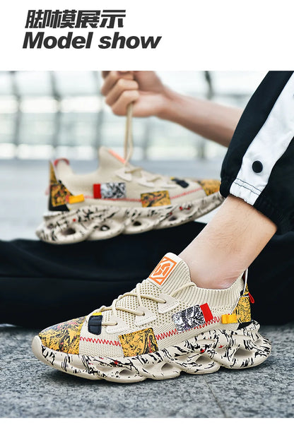 Shoes men Sneakers Male casual Mens Shoes tenis Luxury shoes Trainer Race Breathable Shoes fashion loafers running Shoes for men - AMULET RING STORE