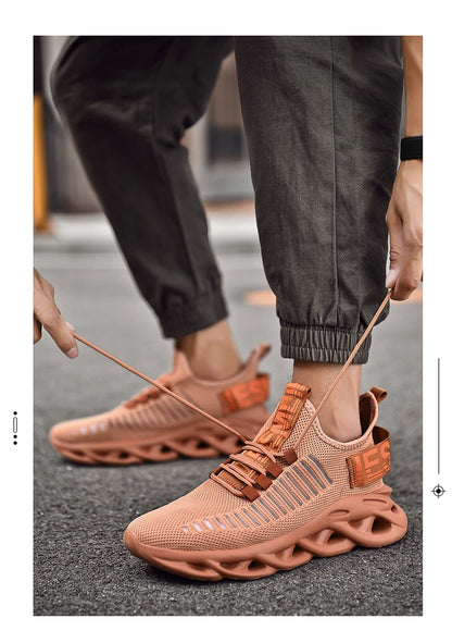 Men Shoes Comfortable Sneakers Breathable Running Shoes For Women Mesh Tennis Sports Shoes Outdoor Air Waling Casual - AMULET RING STORE