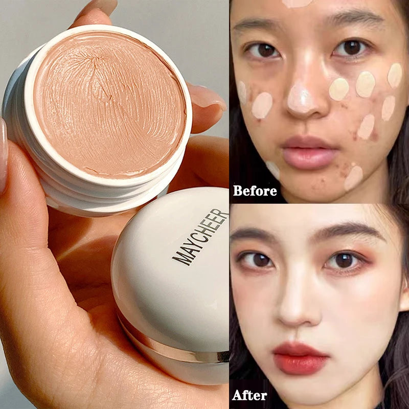 High Coverage Concealer Corrector Anti Dark Circle Whitening Cream Matte Foundation BB Cream for Face Makeup Base Cosmetics - AMULET RING STORE