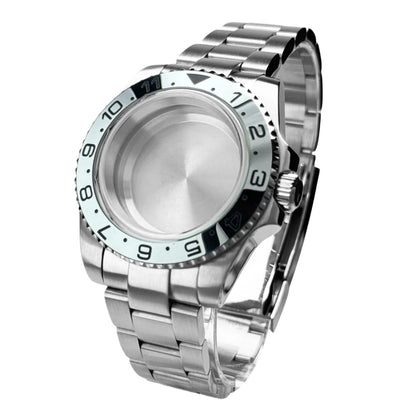 40mm 200m Waterproof NH34 NH35 NH36 Watch Case Accessories for Oyster Band SUB Watch Maker 120clicks BGW9 blue lume Bezel - AMULET RING STORE