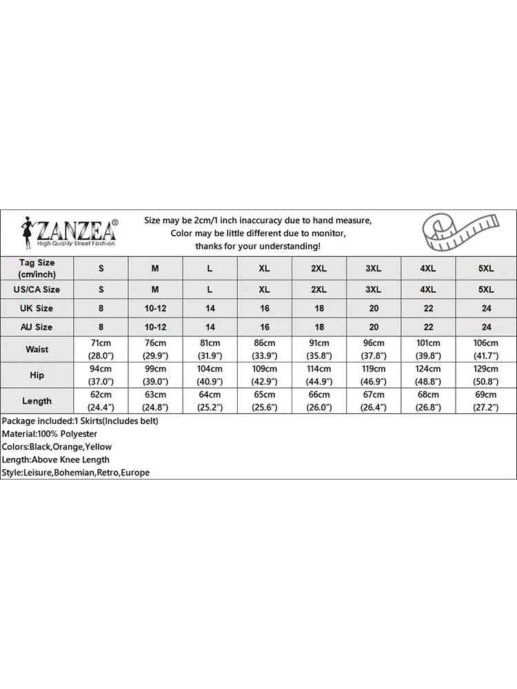 ZANZEA Cargo Skirts Elegant Women Evangelical Faldas  Mujer Office Lady High Waist Saias Summer 2024 Casual Buttons Up Jupes