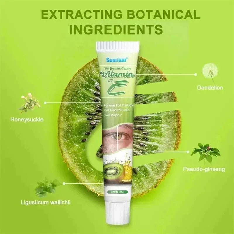 Fat Granules Remover Eye Cream Effective Remove Fat Granules Puffiness Anti-Particles Milia Remover Product Repair Eye Skin Care - AMULET RING STORE