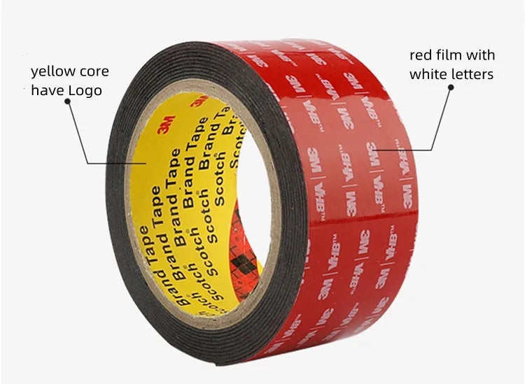 3M Extra Strong Double Sided Tape Adhesive 5604 3m Long 0.4mm Thick for Car Home Industry Special Strong Double-Sided Tape - AMULET RING STORE