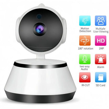 8MP IP WiFi Camera Surveillance Security Baby Monitor PTZ Smart Home AI Human Tracking Cam Night Vision CCTV Indoor Video Camera - AMULET RING STORE