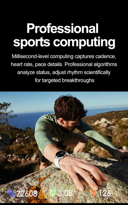 New Business Smart Watch Men 1.53 inch Full Screen Touch Multi Sport Mode ECG+PGG Sport Waterproof Bluetooth Call Smartwatches