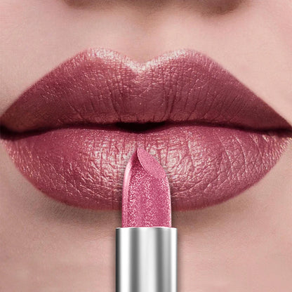 21Colors Bold & Intense Glitter Shiny Metallic Lipstick Pearlescent Lip Tint,Long Lasting Lip Senior Matte Lip Makeup Gifts for - AMULET RING STORE
