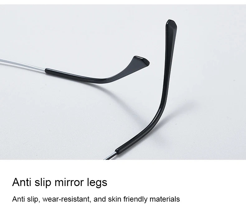 Men Prescription Glasses Optics Lenses  Reading Glasses Women Blue Light Blocking Myopia Eyewear Metal Titanium Eyeglasses Frame