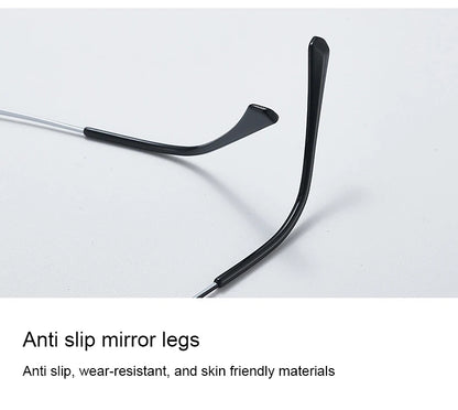 Men Prescription Glasses Optics Lenses  Reading Glasses Women Blue Light Blocking Myopia Eyewear Metal Titanium Eyeglasses Frame