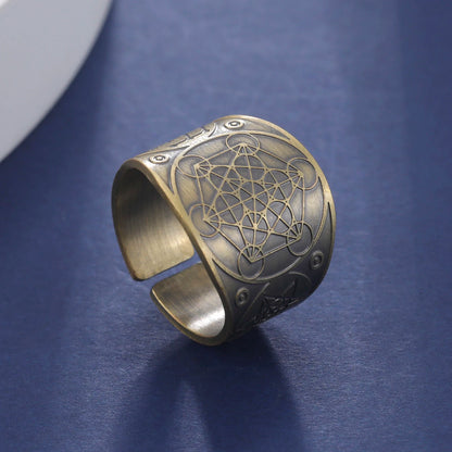 LIKGREAT Six Pointed Star Seal of Solomon Ring