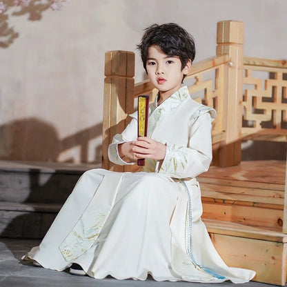 Long Sleeve Boy Hanfu Modern Dress Baby Cosplay Boys Outfit Ancient Stage Kids Clothing Vestidos Casual Children Chinese Costume