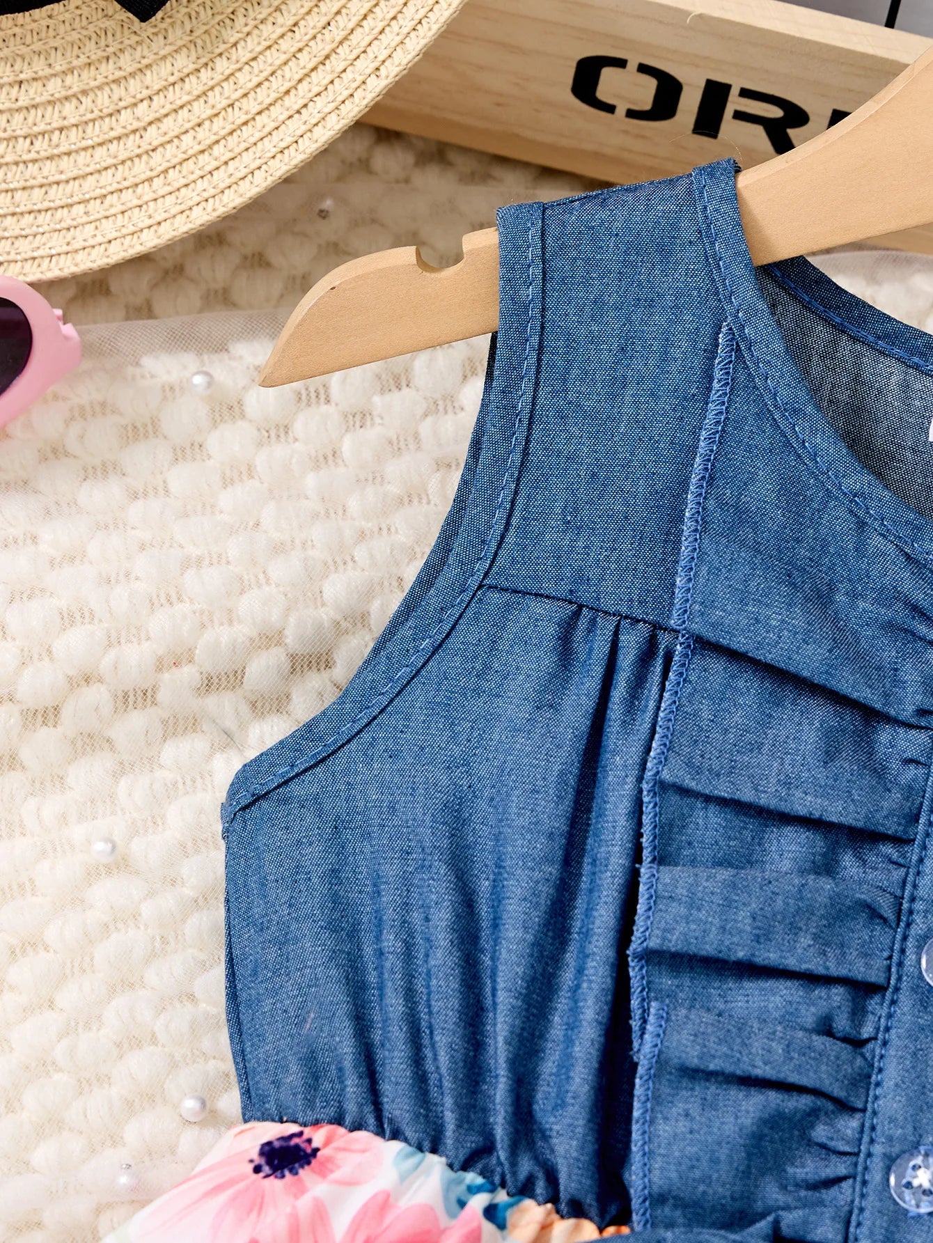 New Kids Girl Dress Summer Floral with Bow Fashion White Vestidos Short Sleeve Children Clothing Outfits Casual Printed  Dresses