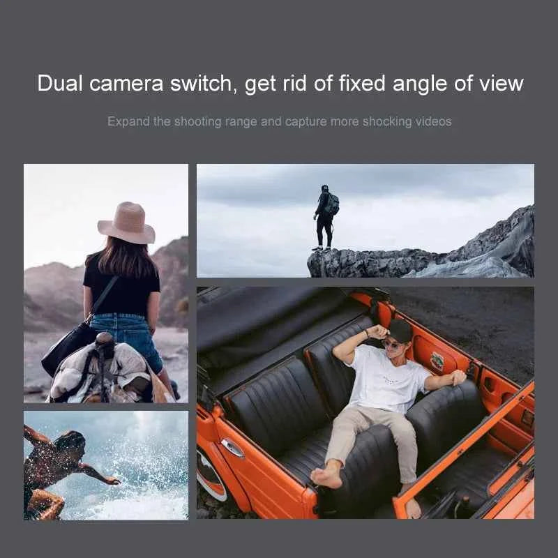 XT6 Mini Foldable Drone with 4K HD Camera, WiFi FPV, and Altitude Hold