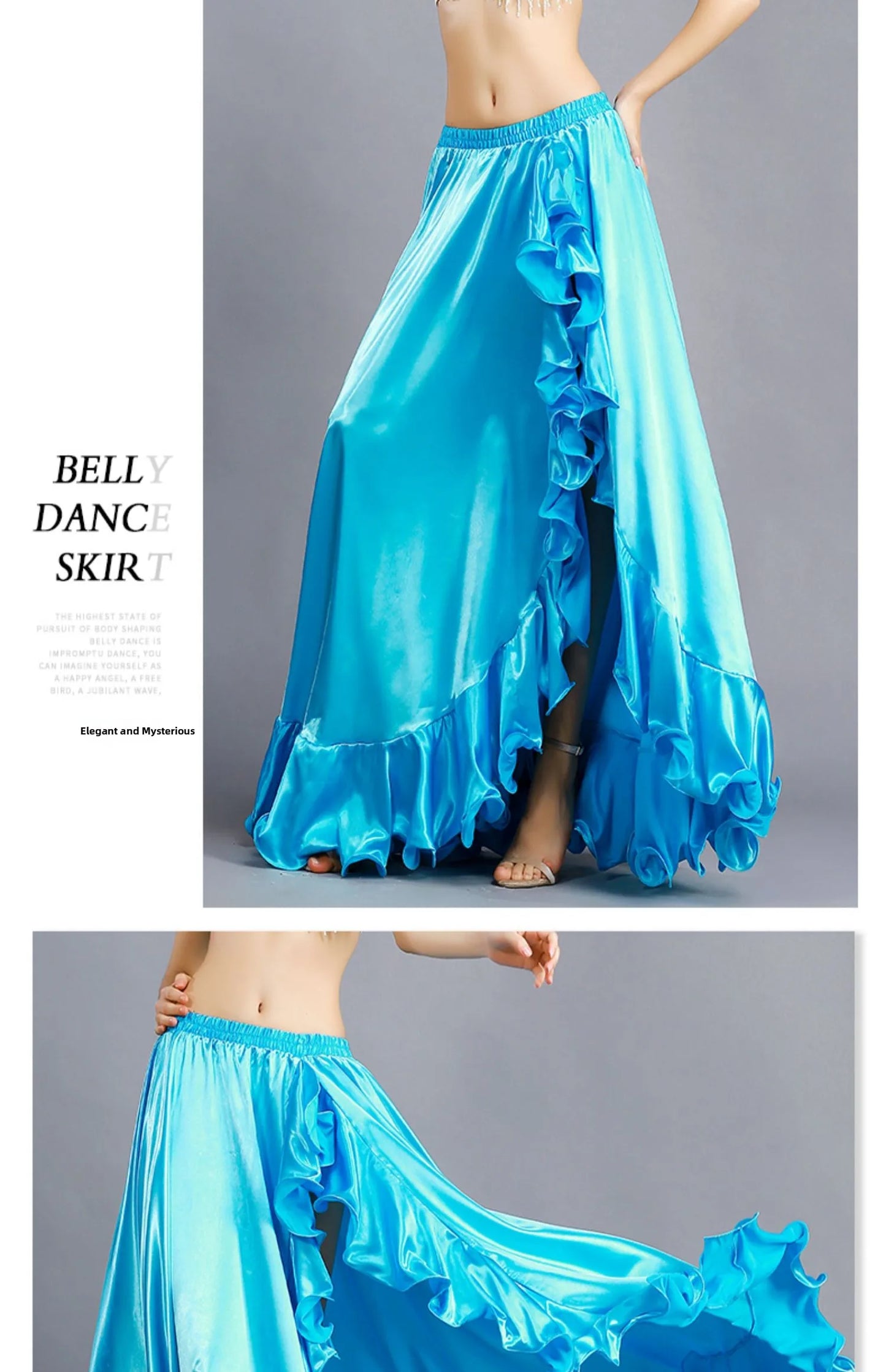 Sexy Belly Dance Skirt Bot f Skirt New Sle Spring Summer Large Swing Beginner Eastern Dance Practice Long Skirt