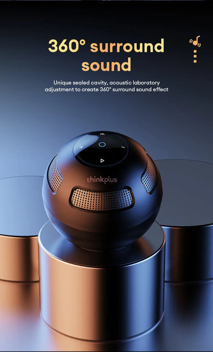 Ship From US Lenovo Bluetooth Speaker Portable Outdoor Long Endurance Home Music Player HiFi Stereo Surround Sound Box TS5