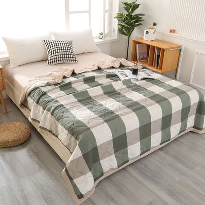 Summer Blanket Lightweight Air Condition Comforter Sofa Blanket