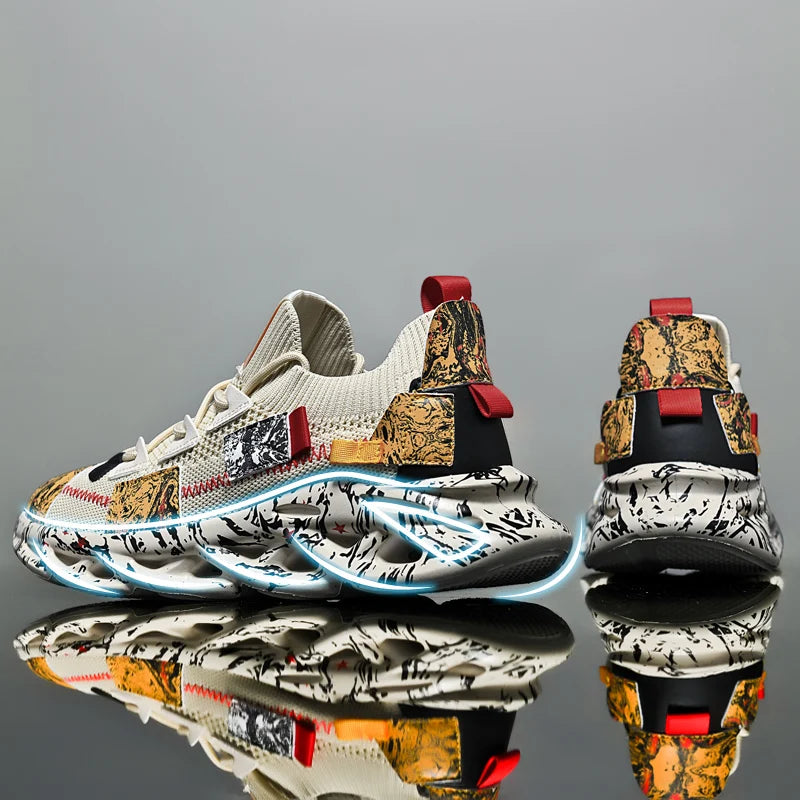 Shoes men Sneakers Male casual Mens Shoes tenis Luxury shoes Trainer Race Breathable Shoes fashion loafers running Shoes for men - AMULET RING STORE