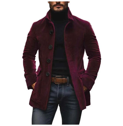 Winter Jackets For Man 2025 Autumn Fashion Long Sleeve Pockets Coats Outwears