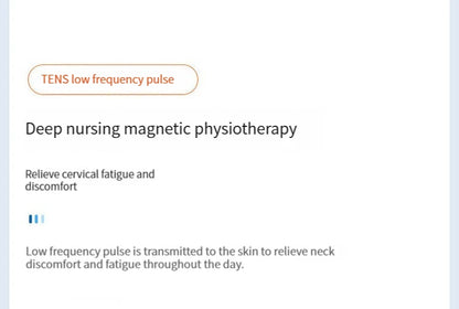 Neck Massage Intelligent Charging Heating Hot Pressing Magnetic Pulse Fashion Multi User Usage Portable Pulse Neck Massager