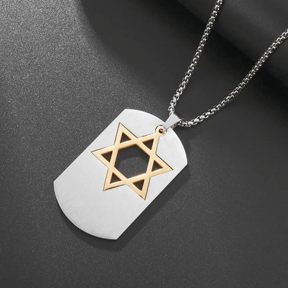 Seven Archangels Solomon Kabbalah Pendant Star of David Devil Eye Angel Seal Necklace