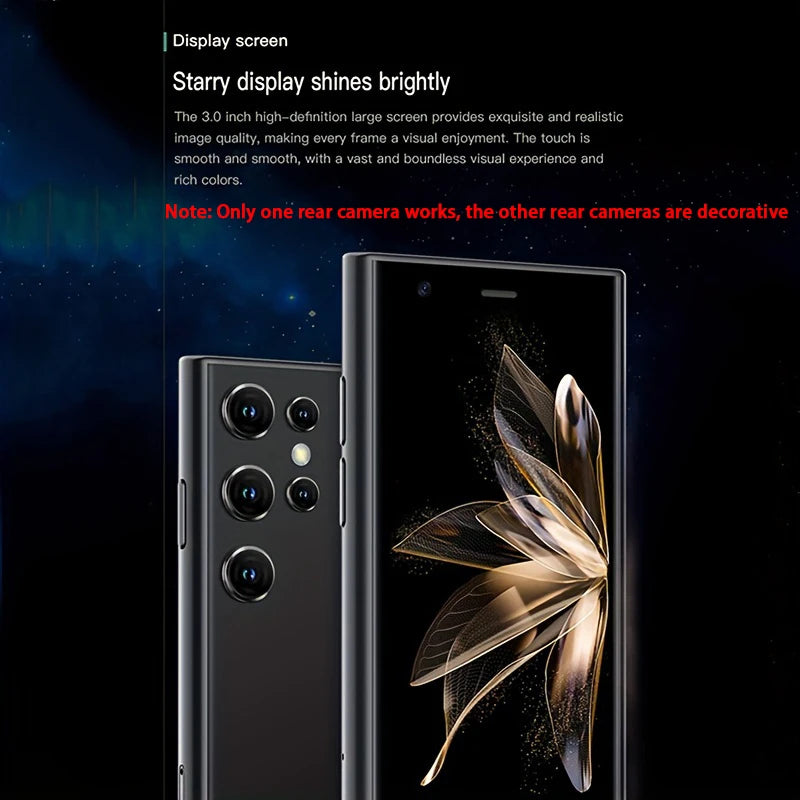 SOYES S26 S23 Pro Series 3.0in Android8.1 Mini Smartphone 2GB RAM 16GB ROM Dual SIM Standby 3G Network Compact Mobile Phone - AMULET RING STORE