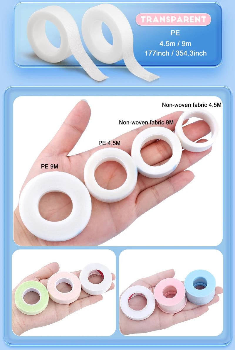 2/4PCS Micropore Eyelash Tape Lashes Lifting Tapes Under Eyes Breathable Easy To Tear Medical Tapes Eyelash Extension Supplies - AMULET RING STORE