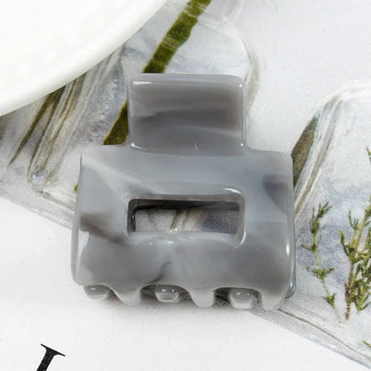 Bgffuy Leopard Korea Acetate Hollow Colorful Mini Hair Claws Crab Hair Clips for Child Girls Hairpins Hair Accessories Barrettes