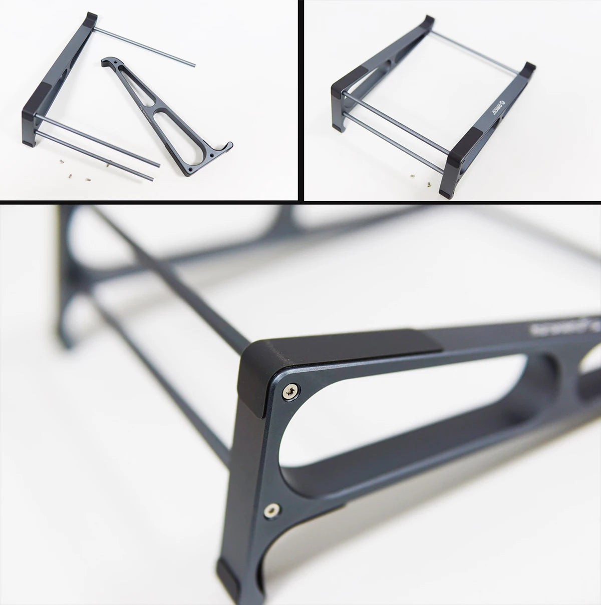 ORICO Laptop Stand Aluminium Laptop Stand Vertical Stand Notebook Desktop Holder Portable Tablet Stand for 13 to 17.4 inch Mac - AMULET RING STORE