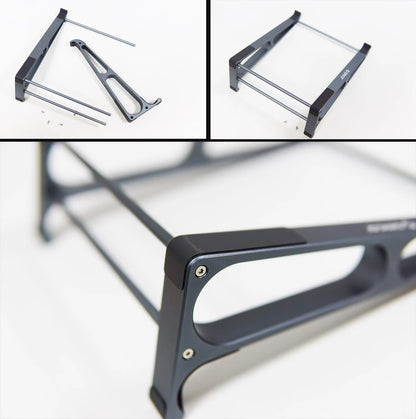 ORICO Laptop Stand Aluminium Laptop Stand Vertical Stand Notebook Desktop Holder Portable Tablet Stand for 13 to 17.4 inch Mac - AMULET RING STORE