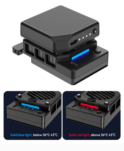 Ulanzi CU01 Thermostatic Semiconductor Camera Cooler Camera Cooling Fan Radiator 4K Recording Kit Heat Sink for Sony Canon Nikon