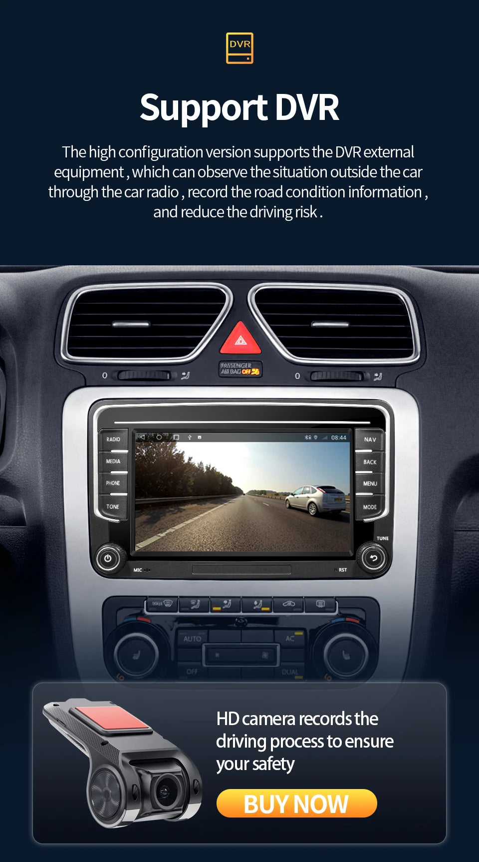 7inch Car Radio CarPlay Android Auto for Volkswagen VW Passat B6 B7 CC Tiguan Touran GOLF POLO CarPlay 7inch 2+32GB / 4+64GB - AMULET RING STORE