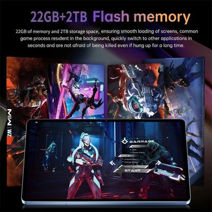 Original Pad 7S Pro Tablets Global Edition 22GB+2TB Android 15 Tablet PC 5G Dual SIM 10000mAh 10.1" HD WiFi Gaming Kids Tab PC