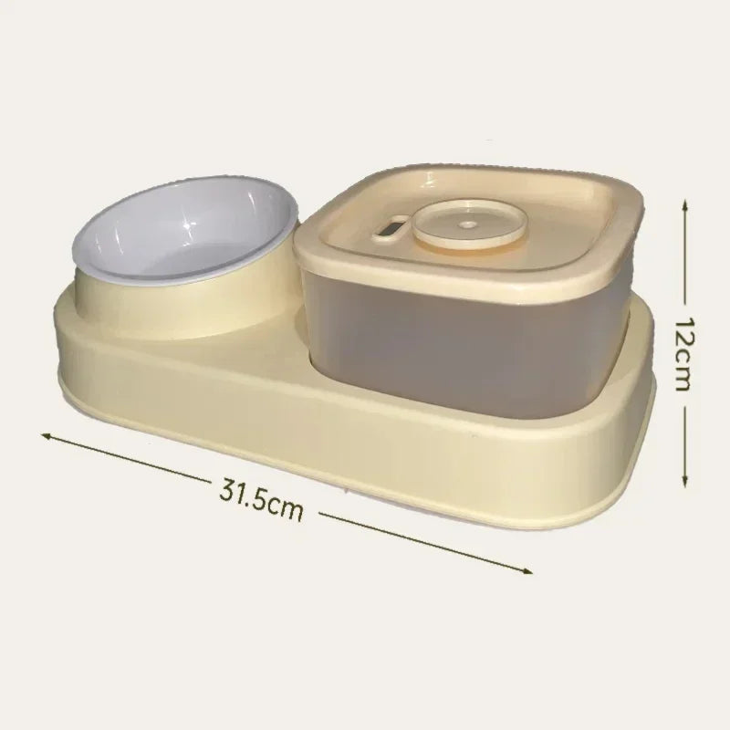 Auto Filter Mute 2-in-1 Pets Water Fountain USB Electric Cat Drinker Bowl Pet Feeder Recirculate Filtring Drinker for Cats Water - AMULET RING STORE