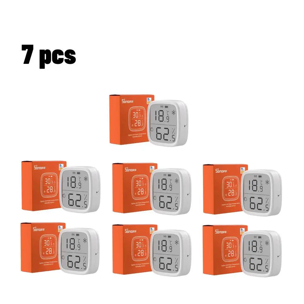 SONOFF SNZB-02D Zigbee LCD Temperature Humidity Sensor Diy Smart Home With TRVZB Works With Alexa Google Home Assistant mqtt - AMULET RING STORE