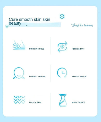 Face Skin Ice Roller Cooler Skin Lifting Face Cooling Massager Ice Compress Calm Skin Ice Cooler Eye Pouch Cooler Edema Remover