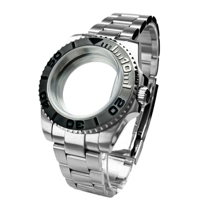 40mm 200m Waterproof NH34 NH35 NH36 Watch Case Accessories for Oyster Band SUB Watch Maker 120clicks BGW9 blue lume Bezel - AMULET RING STORE