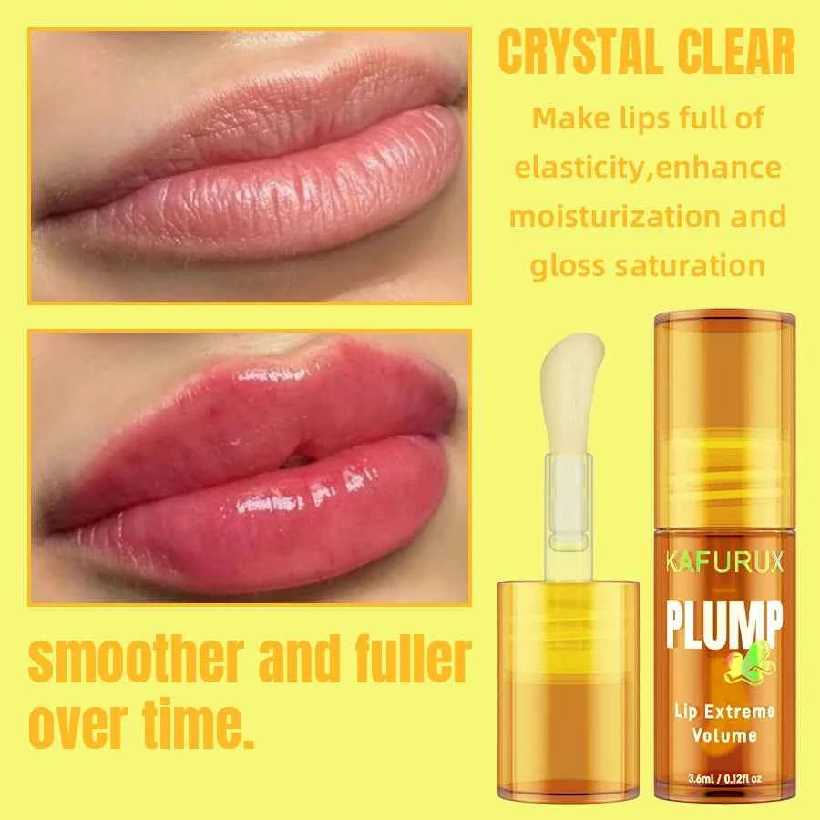 1PC Sexy Lip Plump Long Lasting Lip Oil Moisturizing Lip Gloss