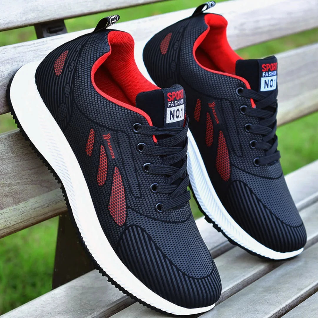 2025 new spring trend sports men's shoes Lace-up thick sole casual fashion shoes Large size Wear skid resistance - AMULET RING STORE