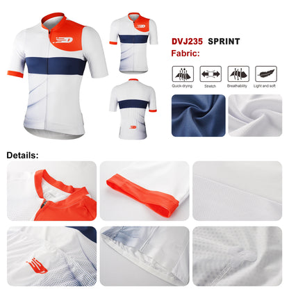 DAREVIE Cycling Jersey Recycle Eco-Friendly PRO Level Men's Cycling Jersey Quick Dry Soft Light Men's Cycling Clothing YKK Zip - AMULET RING STORE