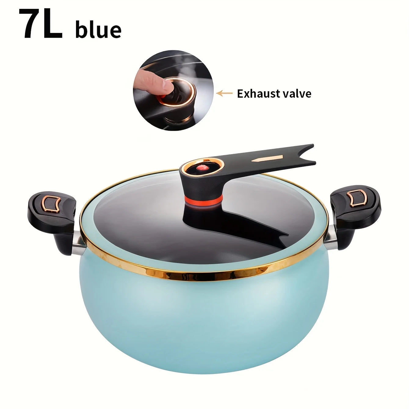 Large 1.85 Gal Soup Pot, 26cm/10 Inch - Versatile for Cooking & Stewing, Gas & Induction Compatible