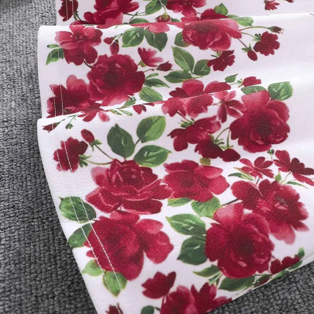 2 Pcs Kids Casual Dress Sets For Girls Clothes Autumn Winter 2024 New Child Long Sleeve Cardigan Coat Floral Print Tank Dress